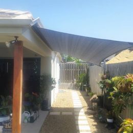 sail track shade sail