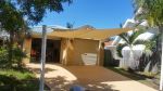 Driveway shade sail for Bribie Island resident