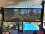 Outdoor Blind - Zipscreen - Outlook Fabric - Colour is Monument - for Glenn at Stafford Heights QLD